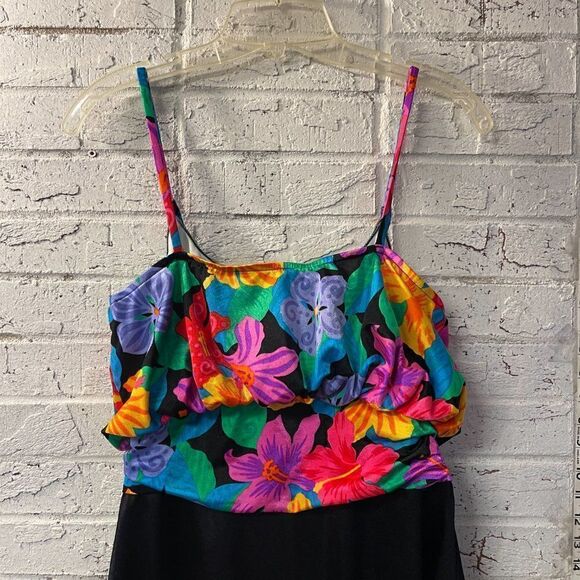 Vintage Floral Golden Girls One Piece Swimsuit Medium - Picture 6 of 10